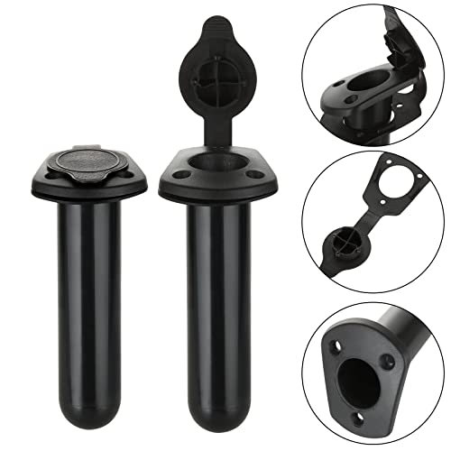 Dirbuy 6 Pcs Flush Mount Fishing Pole Holder - 90 Degree Kayak Fishing Rod Holder For Fishing Boat, Canoe And Fishing Tackle Accessory Tool #TOP3