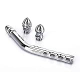 Duschköpfe aus Aluminium- Duschbrause zur Darmreinigung- Einlauf mit 7 Löchern Klistier für medizinische Analdusche- unisex,tiefe vaginale und Anal Reinigung(3 Köpfe und eine Rohr)