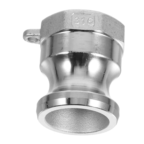 DIYEAH Raccordo Cam Groove in Acciaio Inox Connettore per Tubi Flessibili Adattatore Rapido per Tubi Flessibili Resistente all Usura per Collegamenti Idraulici e Condotte del Carburante