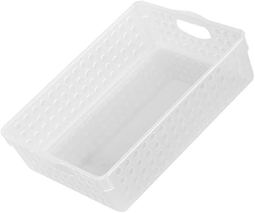 Miniatura 9 de Operitacx 3 unids Archivo de almacenamiento de archivos Kep cesta de papel organizador cesta blanco escritorio oficina