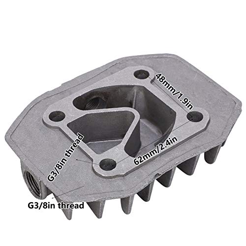 2Pcs Air Compressor Cylinder Head 2.5/3P Air Compressor Cooling Cylinder Head - Image 4