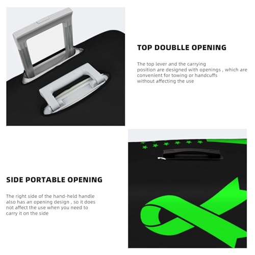 Travel Luggage Cover National Depression Screening Day Fashion Washable Baggage Suitcase Protector Fit For Luggage Large4