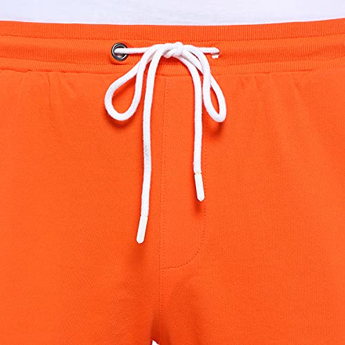 Image of AM SWAN Mens Premium Cotton Colourblocked Printed Stylish Comfort Knee Length Shorts