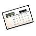 Aouzsta Solar Power Calculator 8 Digit Display Basic Standard Calculators Thin Calculator for Business Office School