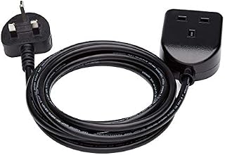 Amazon Basics Extension Cord - 3 M UK Black
