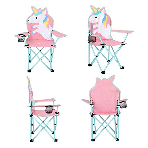 Kaboer Kids Outdoor Folding Lawn And Camping Chair With Cup Holder And Carrying Bag,Children's Camping Chairs For Outdoor Beach Travel #TOP3