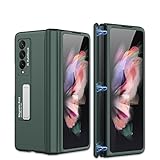 La carcasa del Samsung Galaxy Z Fold 3 5G está hecha de cuero de alta calidad y materiales para PC. Soporte magnético estándar, dispositivo de resorte, material de aleación de aluminio Atracción magnética Contenido del paquete: Excepto teléfono, 1x funda para teléfono.