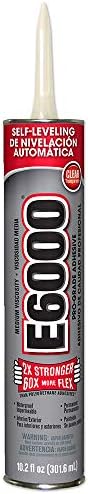 E6000 232021 Medium Viscosity Cartridge, 10.2-Ounce, Clear