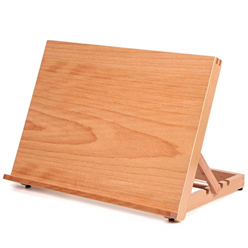 COOZEE 5-Position Wood Drafting Table Easel Drawing and Sketching Board 42cm by 31cm