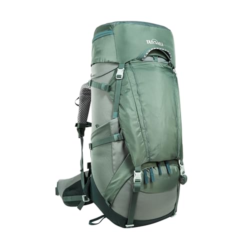 Tatonka Yukon 50+10 - Trekkingrucksack mit Frontzugriff, verstellbarem Rückensystem, extra Bodenfach, Regenhülle und 60 Liter Volumen