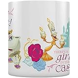 Taza La belleza oficialmente licenciada y la bestia sea taza de cerámica de la huésped