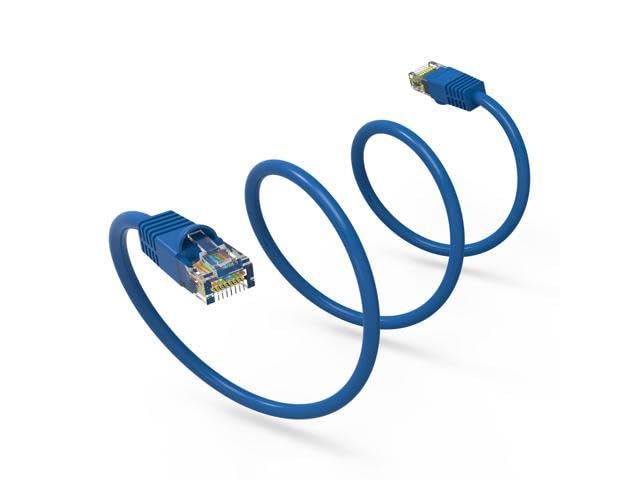 Cable de Red Ethernet Cat6 UTP 0.61 m Azul RJ45 miniatura 1