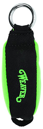Weaver Leather Bullet Throw Weight, Black/ Neon Green, 10 OZ, Model: 08-98323-BK/NG