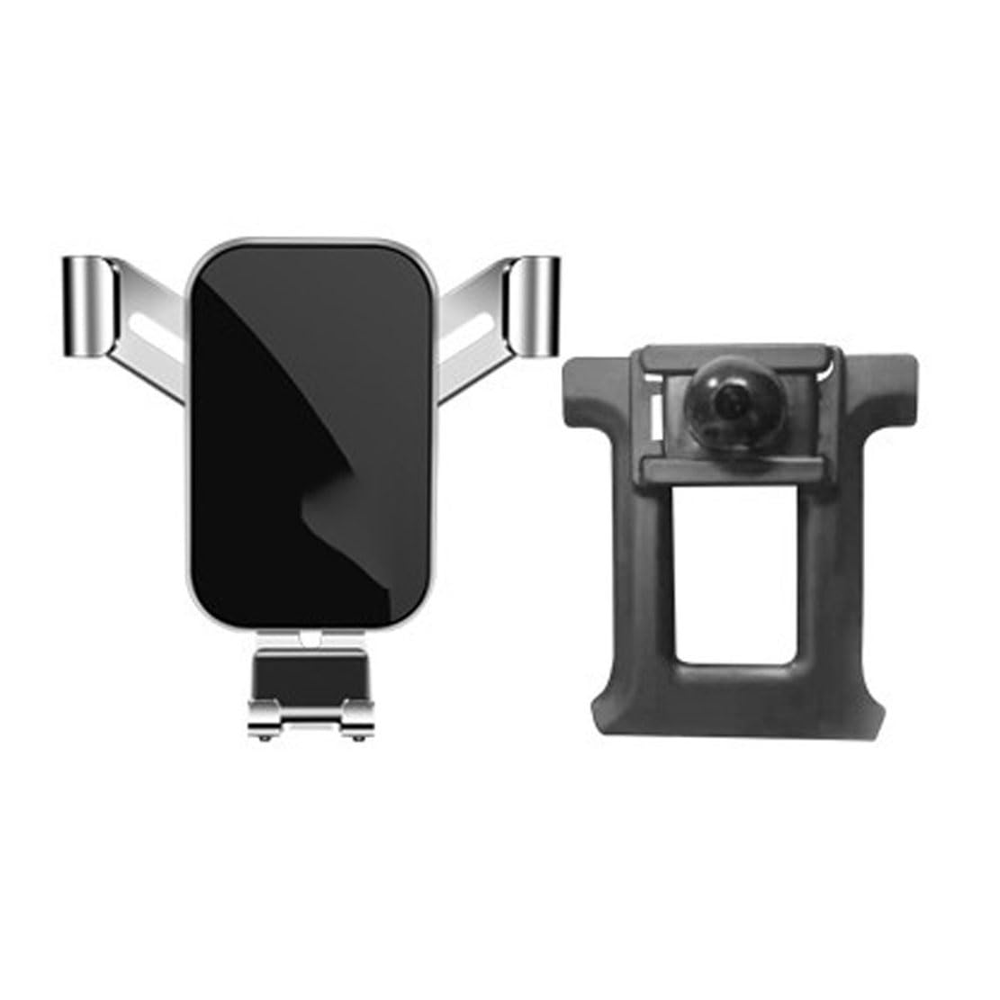 CAKERS Car phone holder,Compatible with Skoda Rapid 2013–2019,Auto Parts,silver