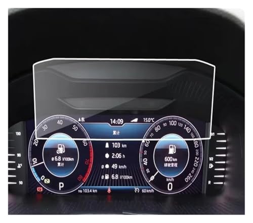 Écran LCD Skoda Kodiaq Scala protégé des rayures : film verre trempé 2019-2020