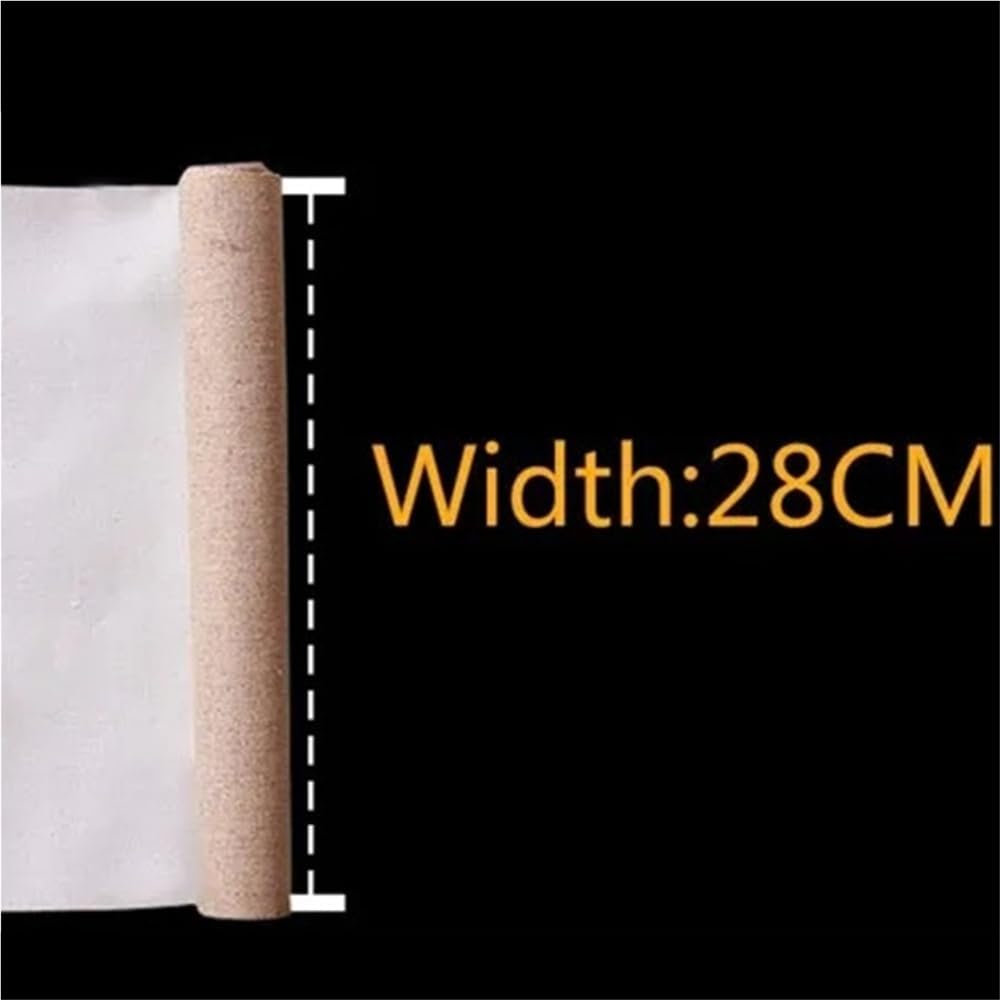 Blank Layer Oil Painting Canvas, Length 1meter Linen Blend Acrylic Painting Rolled Canvas Primed 1 Piece(28CM)
