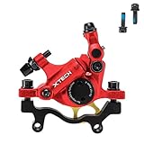 BUCKLOS Zoom HB-100 MTB Line Pulling Hydraulic Disc Brake Calipers Front + Rear,...