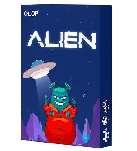 GLOP Alien, Giochi da Tavolo per Bambini, Adulti e Famiglie, Gioco di Carte Divertente ed Educativo, Idea Regalo Bambina e Bambini +8, Giochi di Società per Famiglia, Regali per Adulti