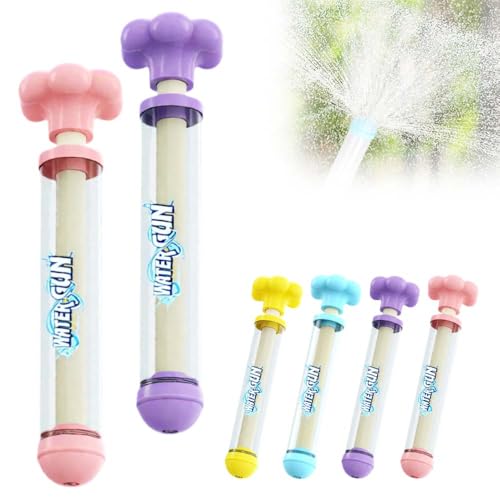 2026 Neu Wasserpistole 4 Pcs Fireworks Water Gun Wasserspielzeug Kinder Outdoor Romantische Feuerwerk Water Squirter Outdoor Spielzeug zum Baden Pool Party (A)