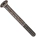 Unbrako 1106294 Class 12.9 Alloy Steel Socket Cap Screw, Black Oxide Finish, Flat Head, Hex Socket Drive, Meets ANSI B1.13M, Right Hand Threads, M5-0.8 Thread Size, 50 mm Length, Partially Threaded (Pack of 200)