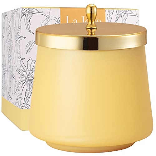 LA JOLIE MUSE Scented Candle Mango Candle, Chili & Thai Mango Candle, Home Scented Candle, 75 Hours Long Burning for Relaxation, Natural Wax Candle for Women, 12.3oz
