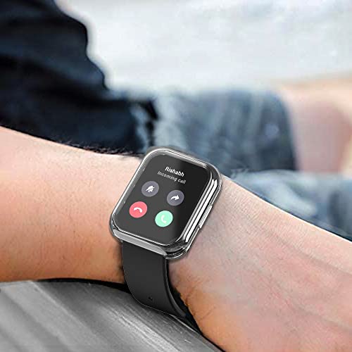 Image of Sounce Protective Case Cover Compatible Noise Colorfit Ultra /Noise Colorfit Ultra Buzz Overall Protective Case TPU HD Clear Ultra-Thin Cover with Unbreakable Screen Guard - Transparent