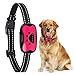 PcEoTllar Collier Anti-aboiement Chien Rechargeable Automatique Collier de Dressage avec Son/Vibration sans Choc 7 Niveaux de Sensibilité pour Chiens de Taille Moyenne - Rose