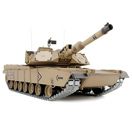 Modified Edition 1/16 2.4ghz Remote Control US M1A2 Abrams Tank Model(360-Degree Rotating Turret)(Steel Gear Gearbox)(3800mah Battery)(Metal Tracks &Sprocket Wheel & Idle Wheel)