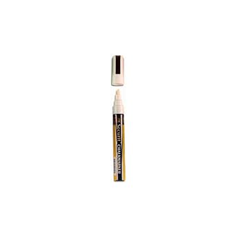 American Metalcraft-SMA510V4WT Securit Small Tip Chalk Markers, White, 4-Pack