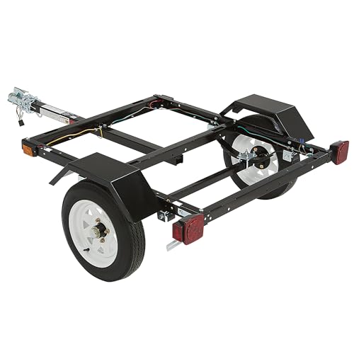 Image of Ultra-Tow 40in. x 48in. Steel Utility Trailer Kit, 1060-Lb. Capacity, 1200-Lb. GVWR