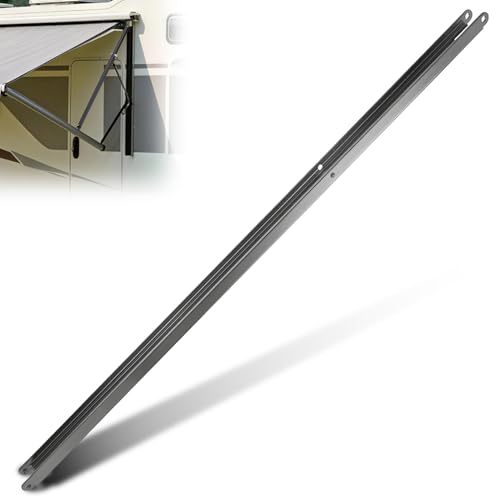 Zgrao 49 RV Awning Inner Drive Arm Replacement - Fit for Solera Regal 63 Assembly Precision-Fit 49x1.75 Black Aluminum Rail Anti-Rust & Heavy-Duty Replacement Part-404523