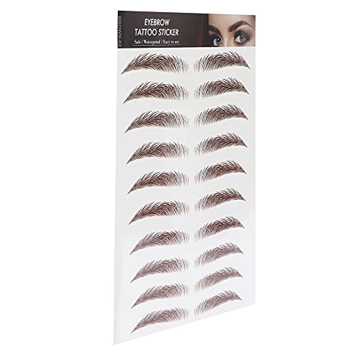 Professional Waterproof Eyebrow Grooming & Shaping Tattoo Stickers for Women (BROWN-02) - Image 4