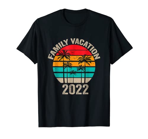 Familienurlaub 2022 Beach Tropical Matching Group T-Shirt