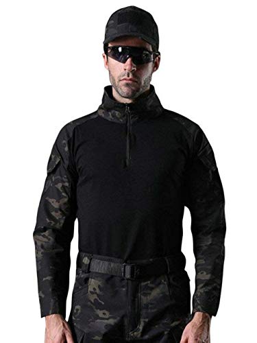 image for ANTARCTICA Mens Long Sleeve Tactical Shirt T-Shirt Men's Military Rapi