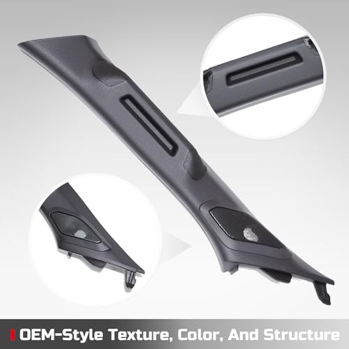 Image of Driver Side A-Pillar Grab Handle for Toyota Tacoma Gen 4th (2024-2026), OEM-Style Texture, Matches Passenger Side, Sturdy & No Creaking Noise, Easy Installation