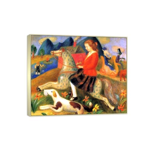Dream Ride William Glackens : Émotion artistique et élégance argentée 72x60cm