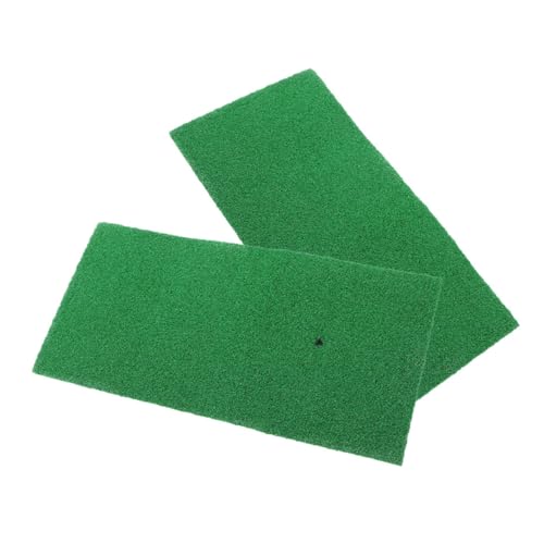 ARTSEWPLY 2pcs Golf Practice Mat Indoor Golf Training Aid Material for Swing Practice Friendly Hitting Pad