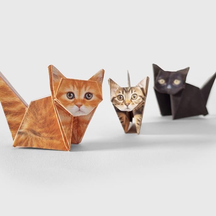 Pikkii Origami Paper Cats