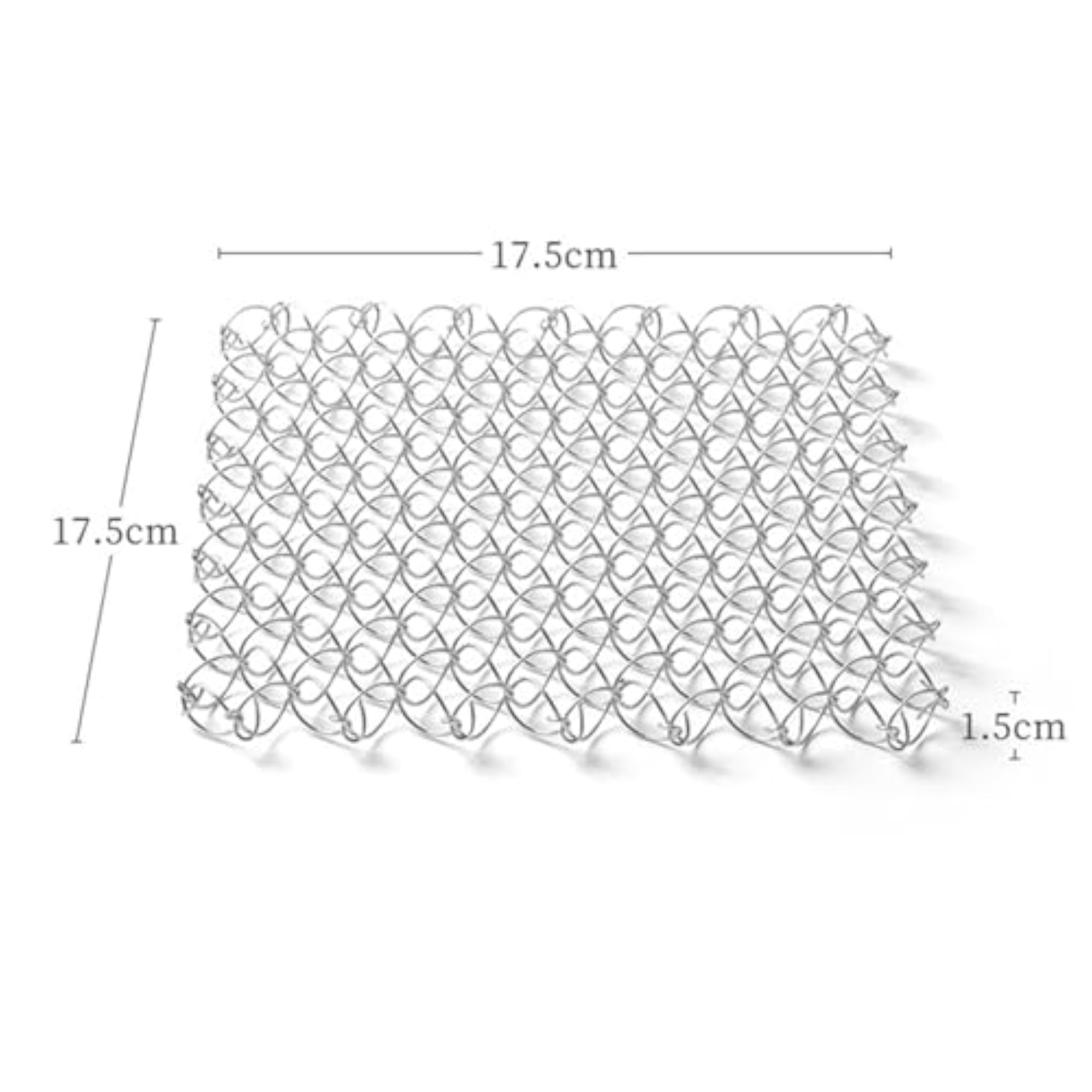 Spring Net Coaster, Stainless Steel Pot Mat for Dining