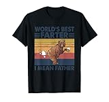 Bear World's Best Farter I Mean Father Vintage Retro T-Shirt