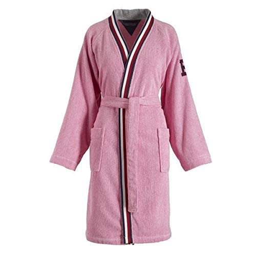 Tommy Hilfiger Melange - Kimono de rizo, rosa, XL