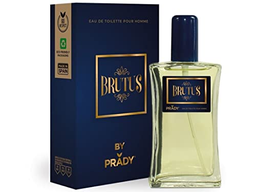 PRADY - Eau de Toilette Brutus pour Homme - 100 ml - Intense et Durable