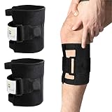 Dsy iBA 2pcs Sciatica Pain Relief Brace, Wrapped Knee Pain Relief Knee Braces, Magnetic Therapy Knee