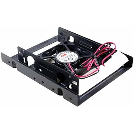 Amazon Com Inwin 3 5 To 2 5 Hdd Bracketwith Fan 2 5 Ssd Hdd Mounting Kit For 3 5 Drive Bay With60mm Fan Home Audio Theater