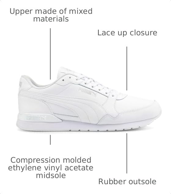Image of PUMA Mens St Runner V3 Lace Up Sneakers Shoes Casual