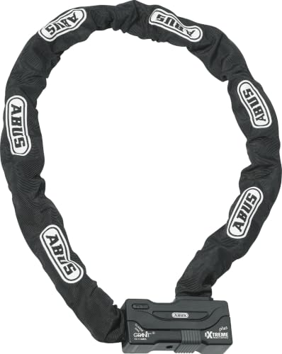 ABUS Combinación de candado y Cadena Granit Extreme Plus 59   candado de Moto de Cadena Hexagonal de 12 mm   Nivel de Seguridad 20   Longitud de Cadena de 140 cm