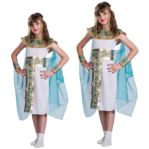 Costume Cléopâtre sans démangeaison pour enfant taille M avec col - 4