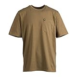 Browning Buckmark Men's Short Sleeve Pocket T Shirt, XX-Large, Heather Military Green