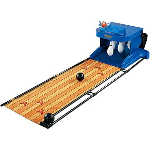 HDCCDM Electronic Bowling Alley Game, Indoor Bowling Ball Sports Game Console with LED Electronic Scoreboard, with Automatic Reset, Lighting, Simulation Sound Effect, for Children and Adults,2m Cover