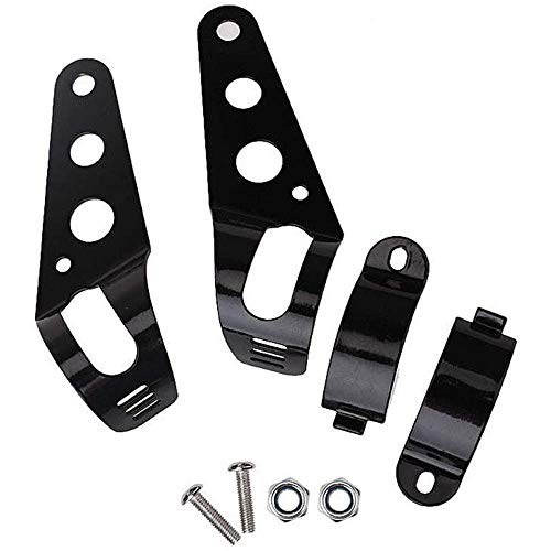 ANCLLO Motorcycle Headlight Mounting Kit - Universal 33mm?45mm Headlight Holder Fork Headlamp Support